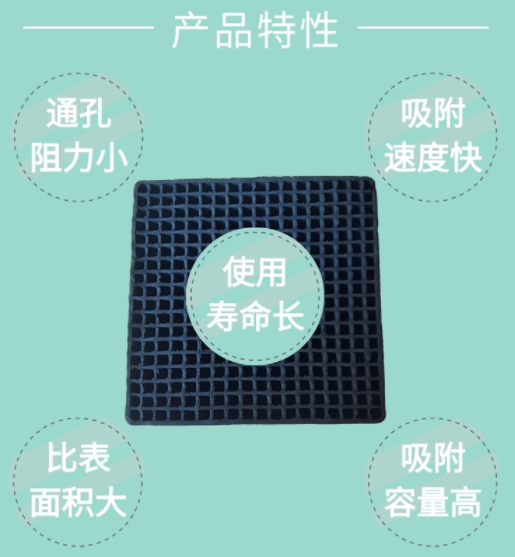 800碘值<a href=http://m.yazsu.com/fwzhxt/ target=_blank class=infotextkey>蜂窩活性炭</a>產品特點